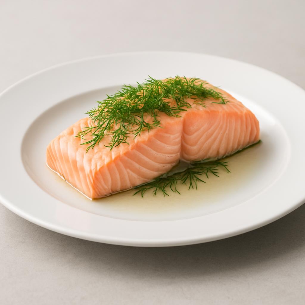 Лосось на пару