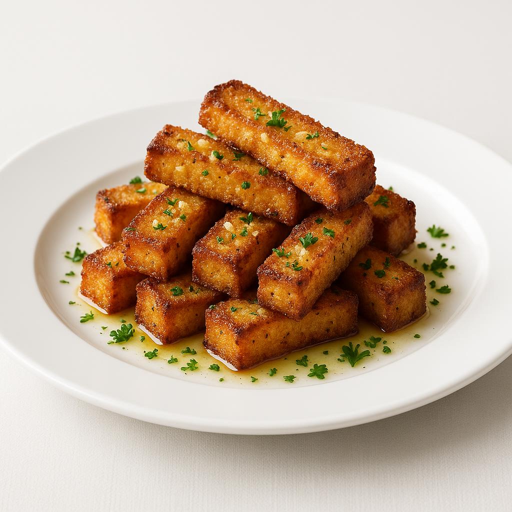 Гренки с чесноком