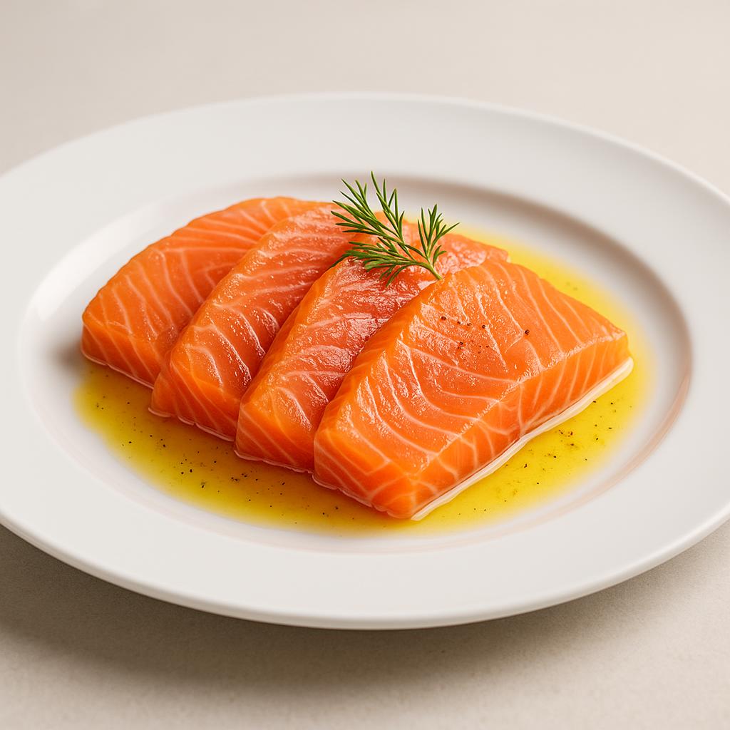 Брюшки лосося (собственного посола)