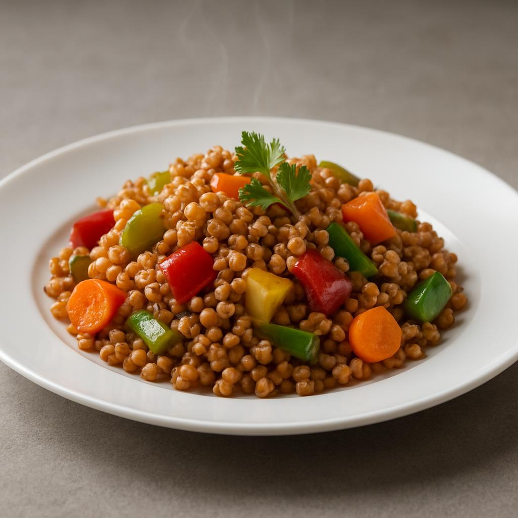 Гречка с овощами