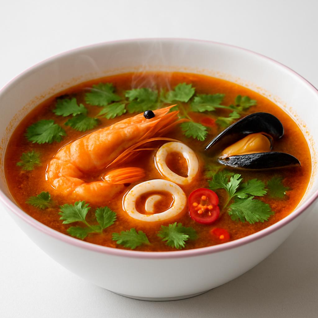 Том Ям с морепродуктами