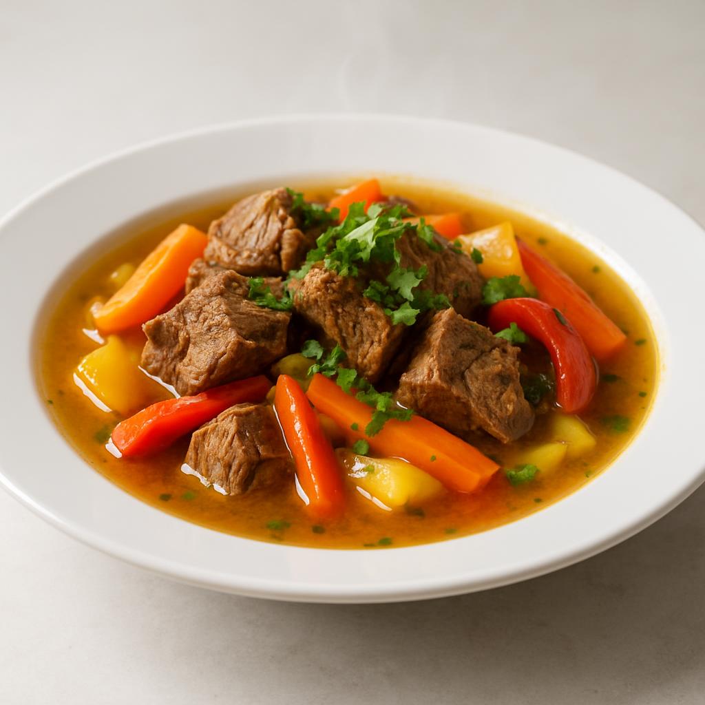 Хашлама с говядиной