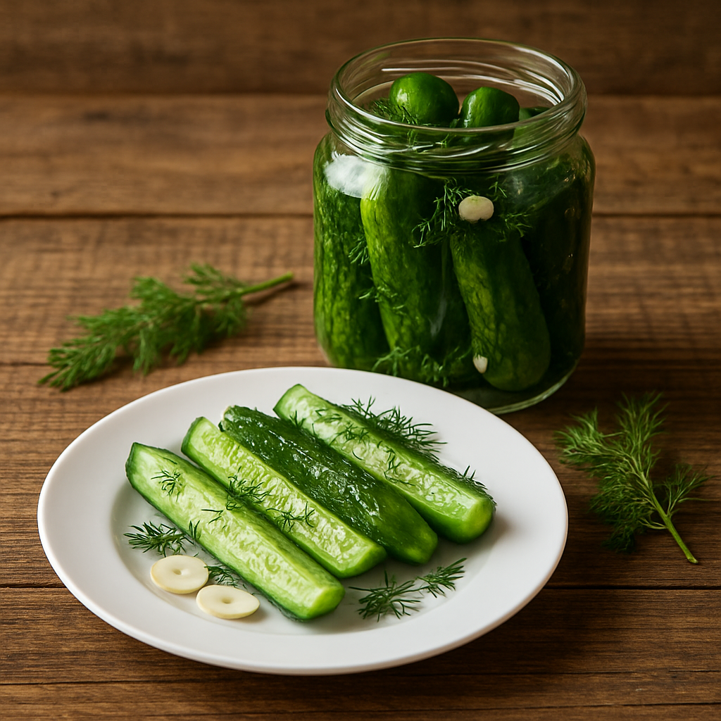 Огурчики малосольные по-Болгарски