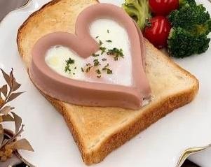 Яичница "Сердечко"