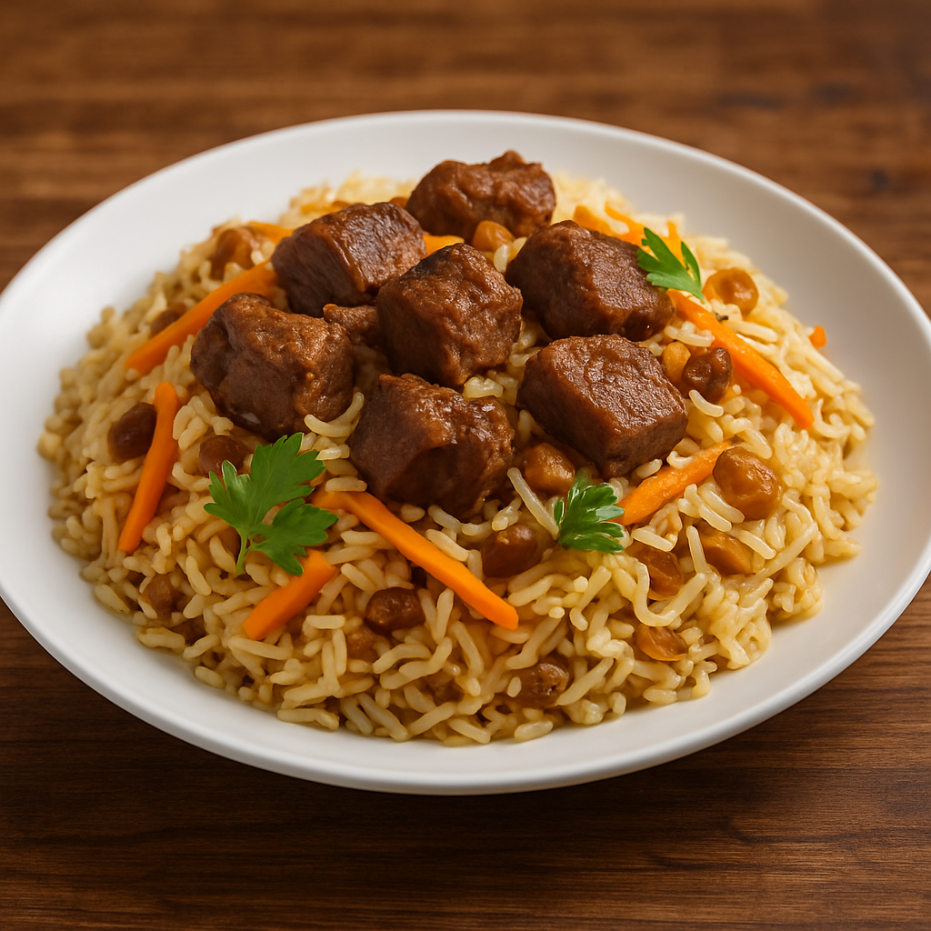 Плов с говядиной