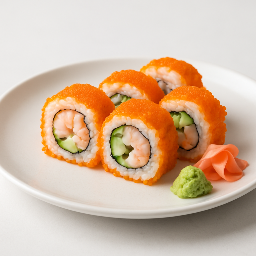 Ролл Калифорния с креветкой